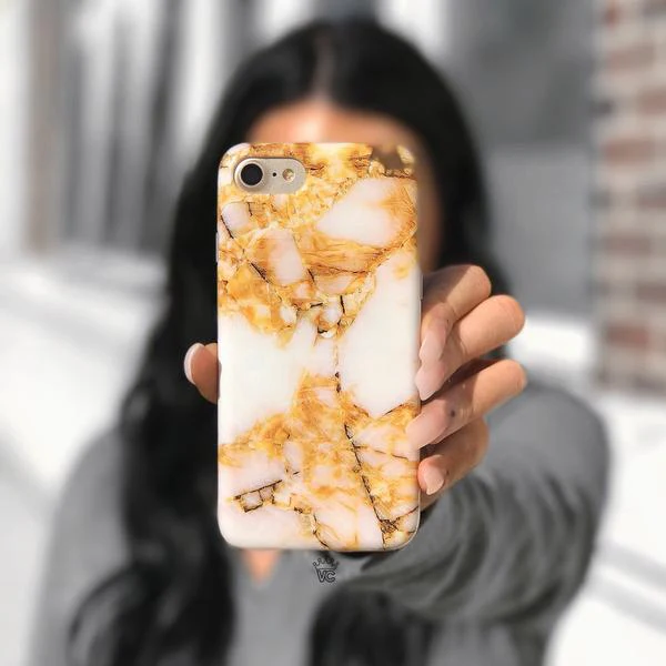 Amber Gold Marble iPhone Case - Image 18