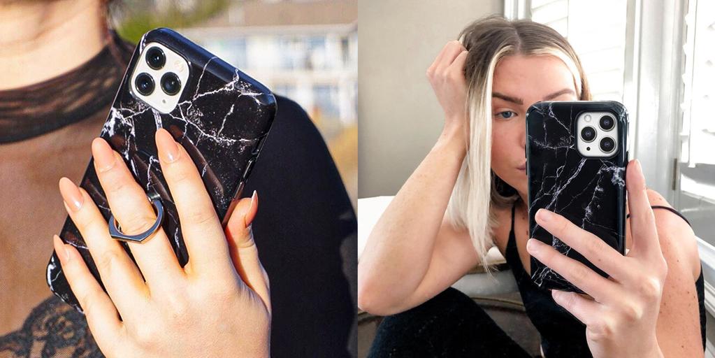 Black Marble iPhone Case - Image 108