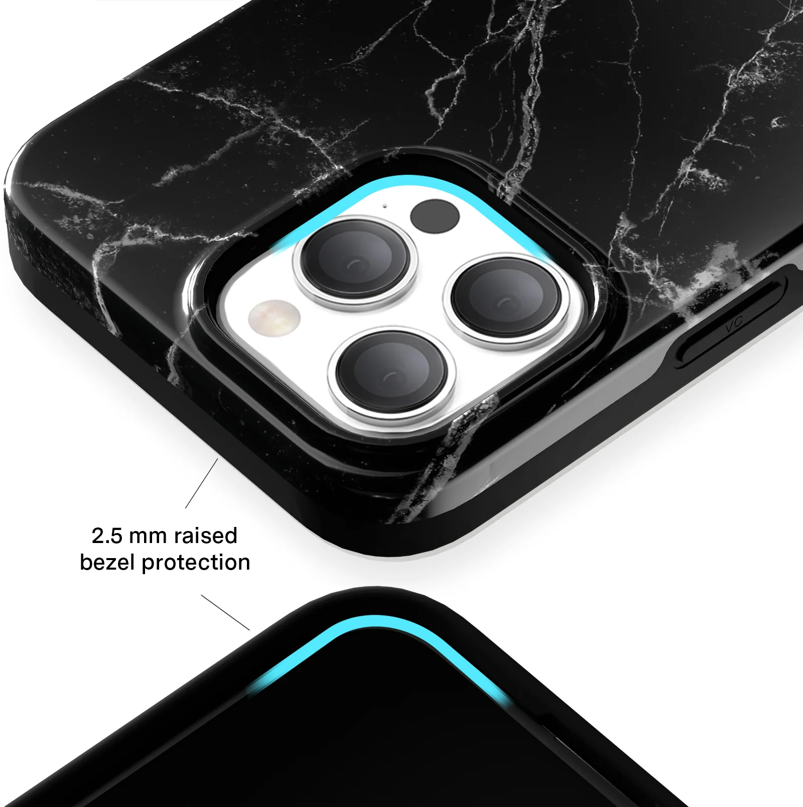 Black Marble iPhone Case - Image 129