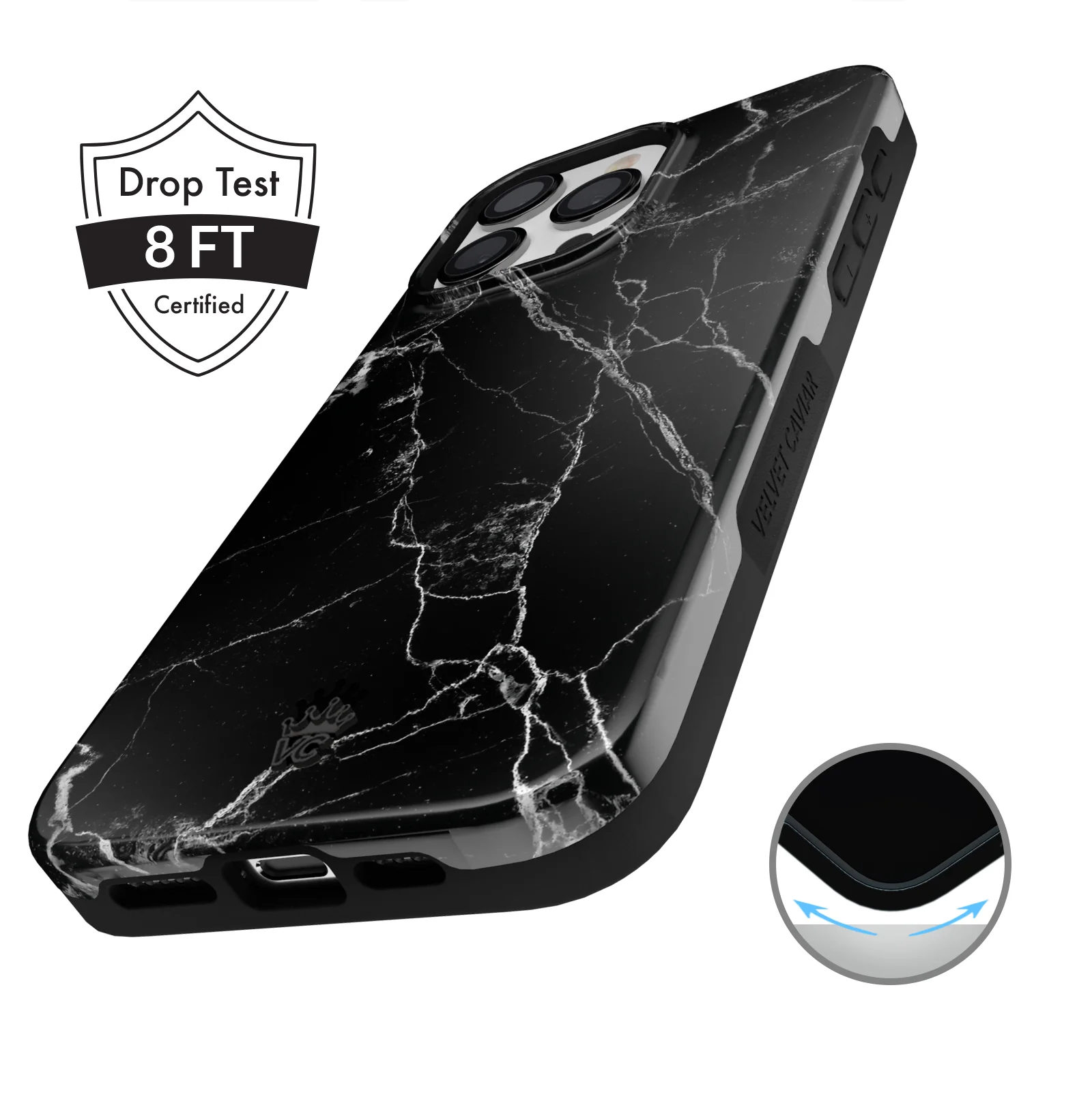 Black Marble iPhone Case - Image 131
