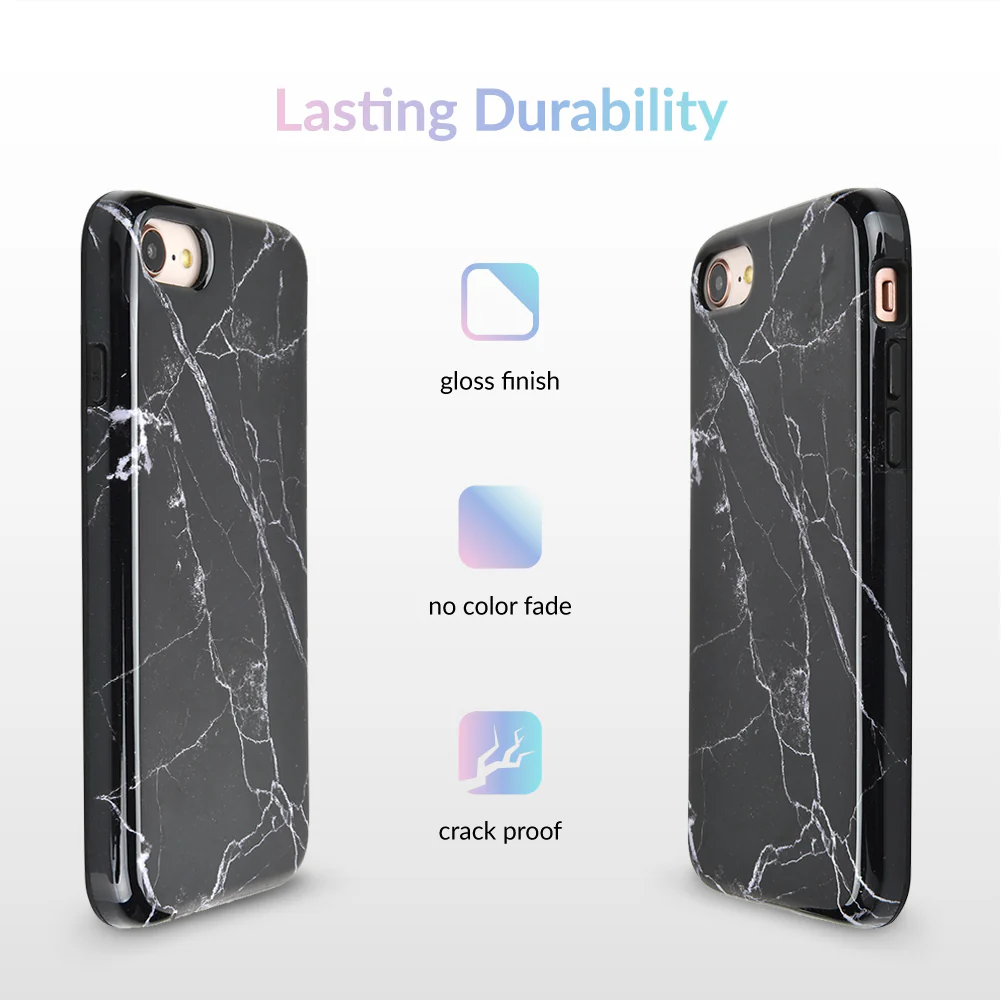 Black Marble iPhone Case - Image 14
