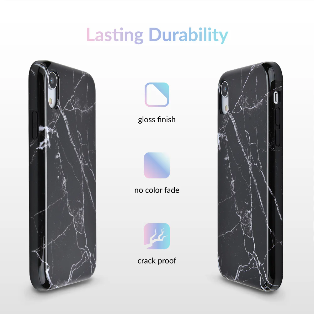 Black Marble iPhone Case - Image 43