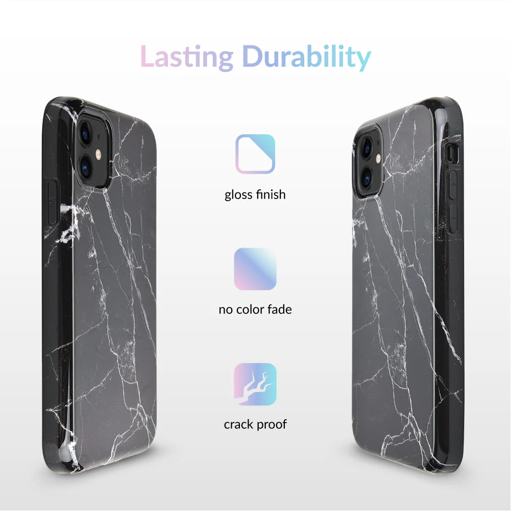 Black Marble iPhone Case - Image 48