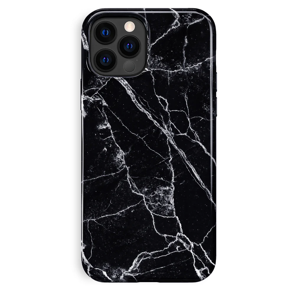 Black Marble iPhone Case - Image 66