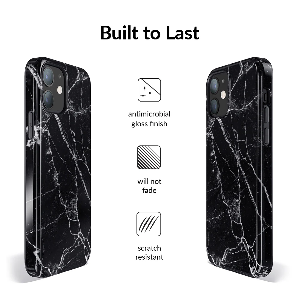 Black Marble iPhone Case - Image 82