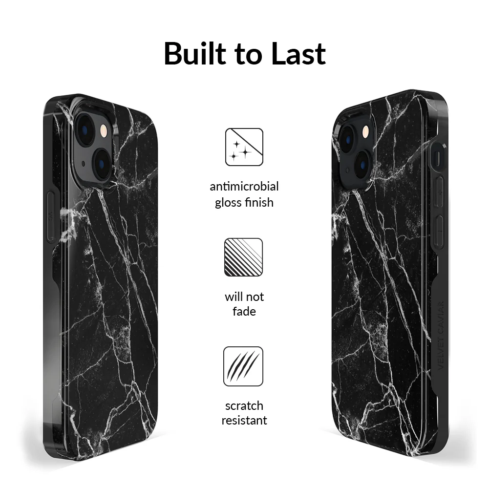 Black Marble iPhone Case - Image 94
