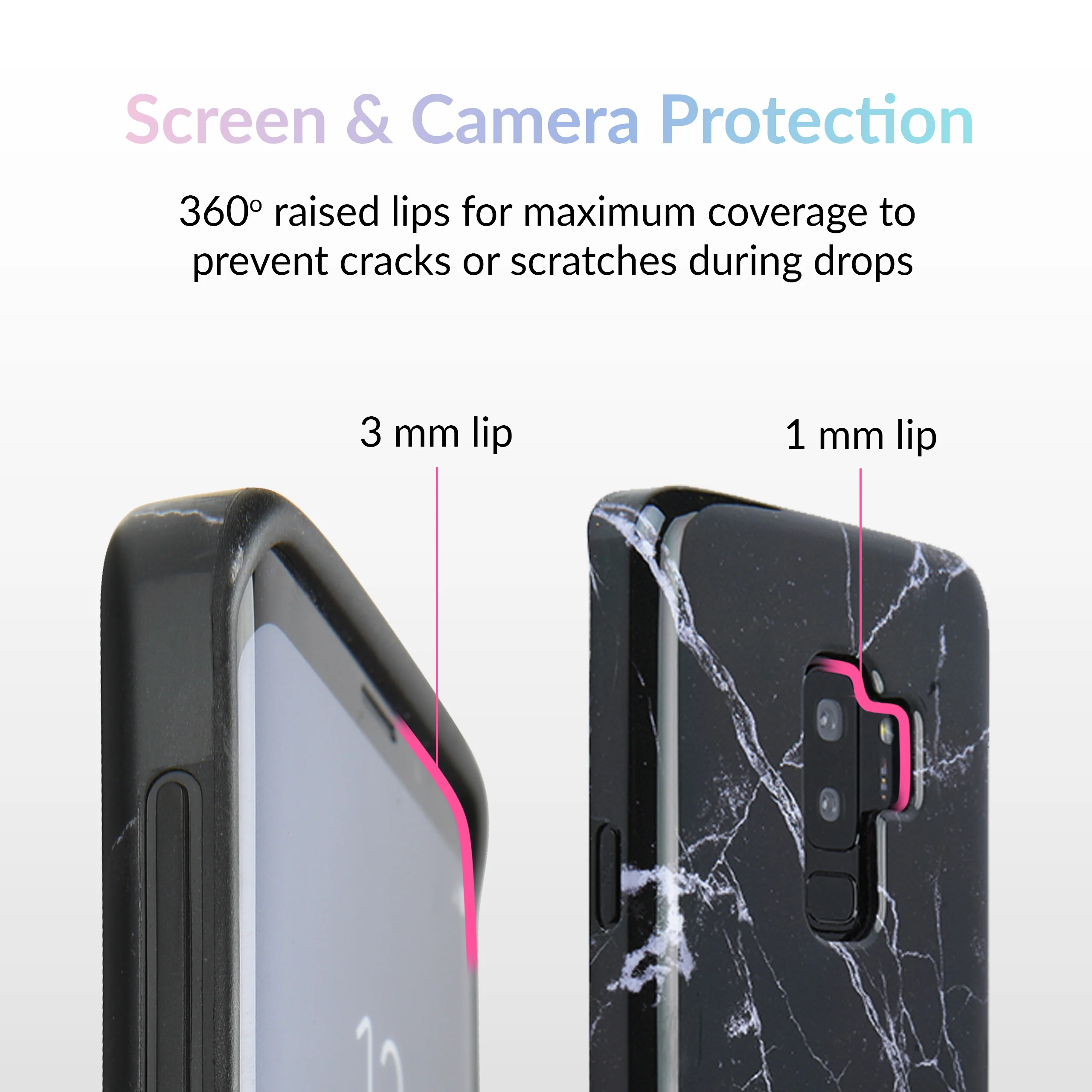 Black Marble Samsung Case - Image 12
