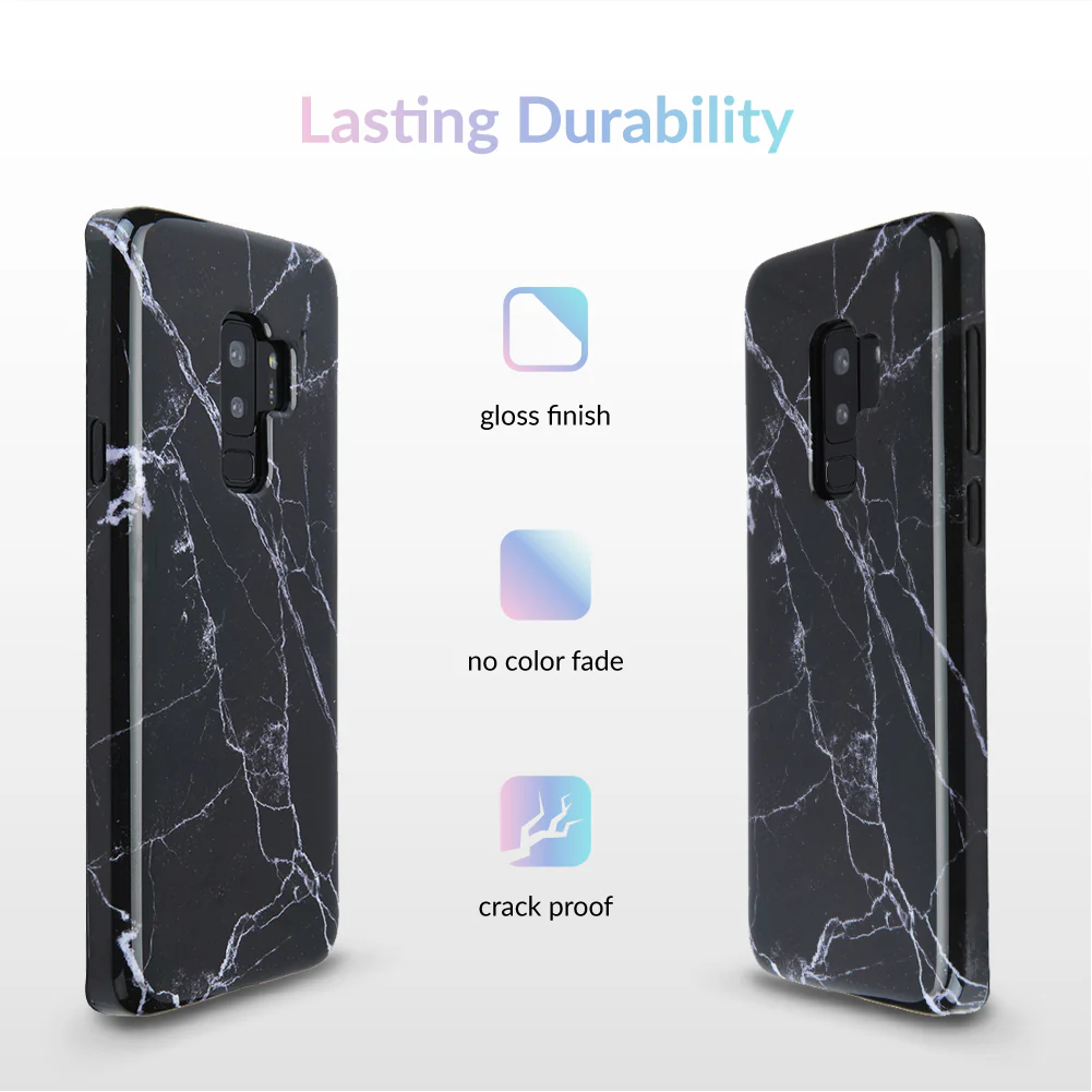 Black Marble Samsung Case - Image 14