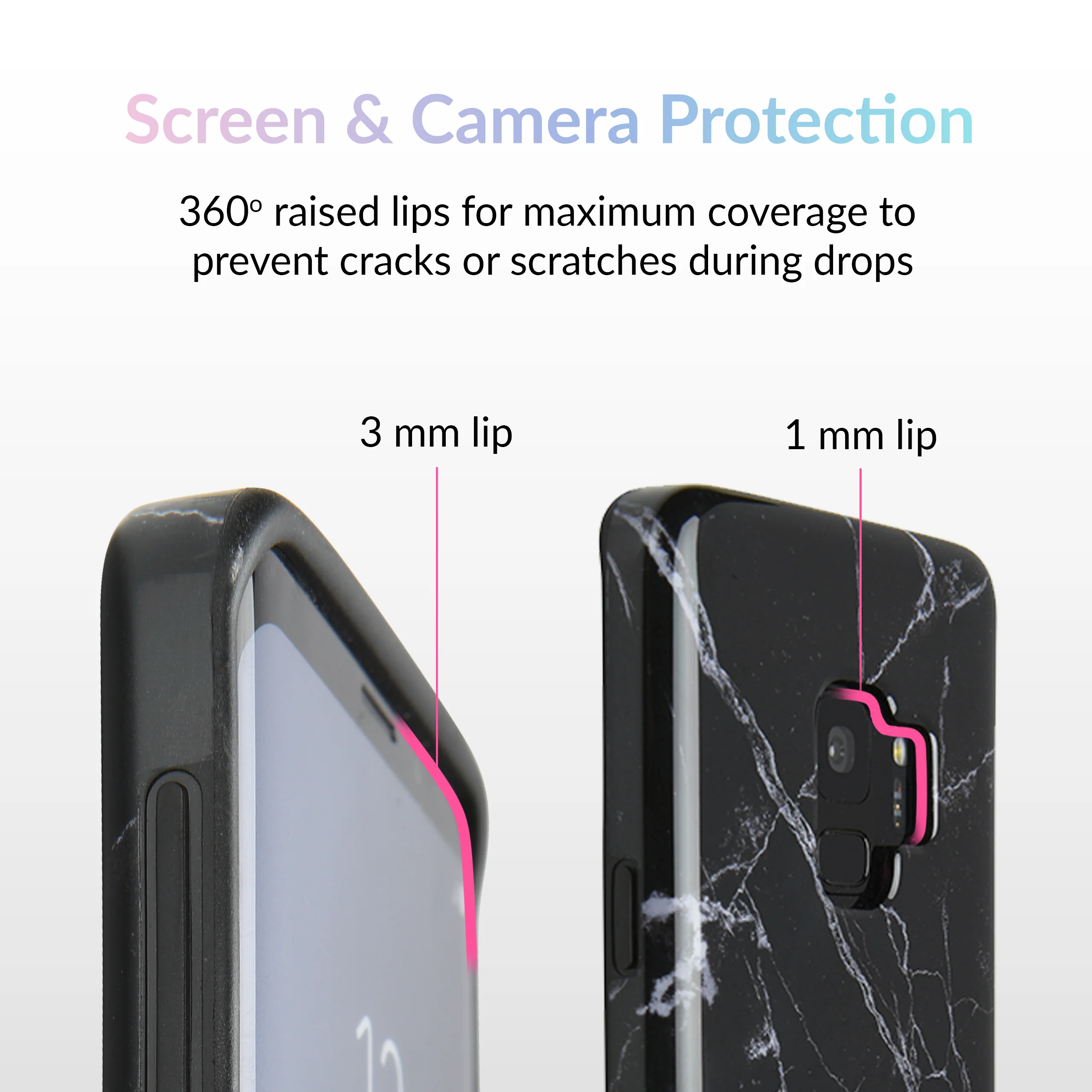 Black Marble Samsung Case - Image 16