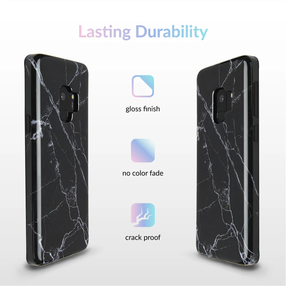 Black Marble Samsung Case - Image 18
