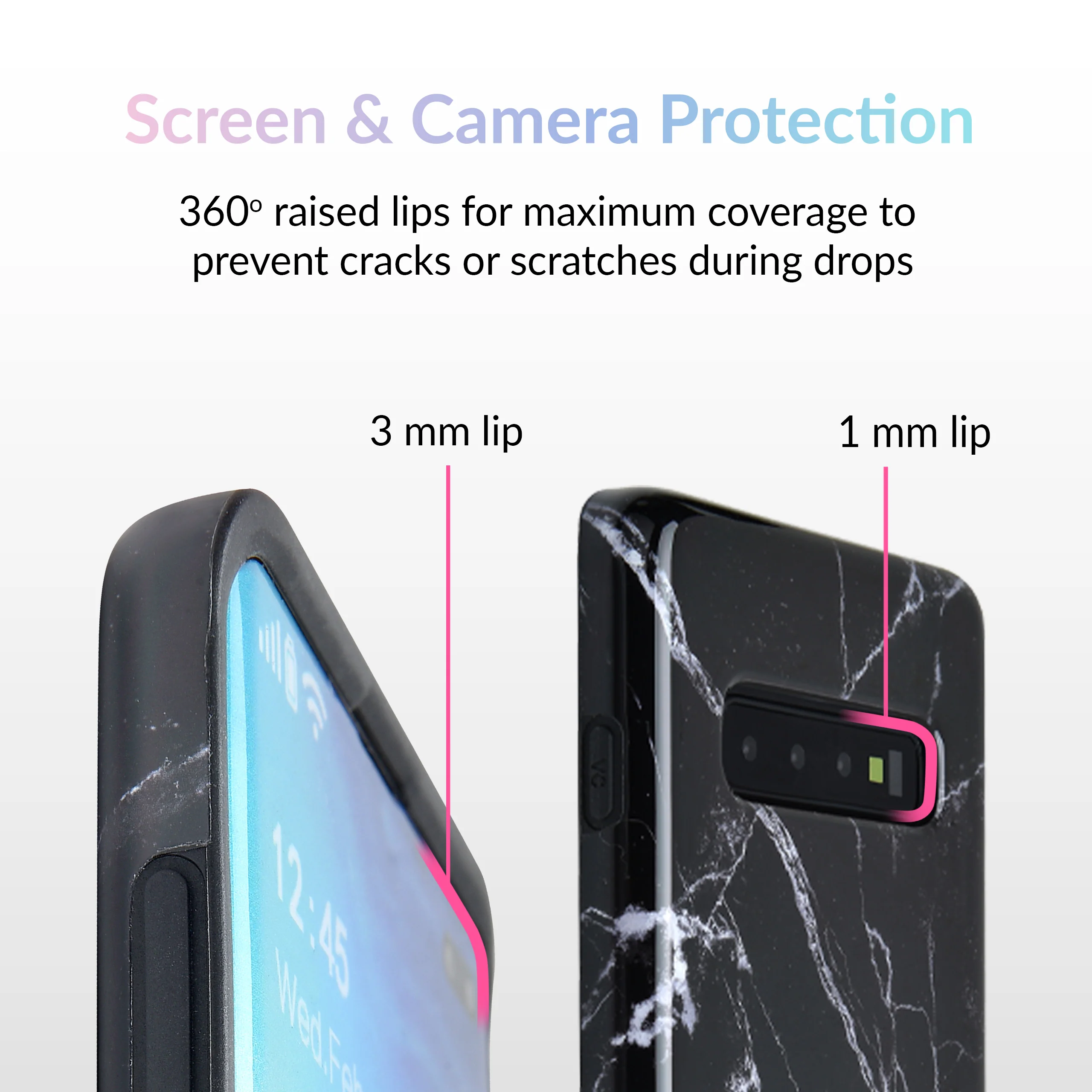 Black Marble Samsung Case - Image 29