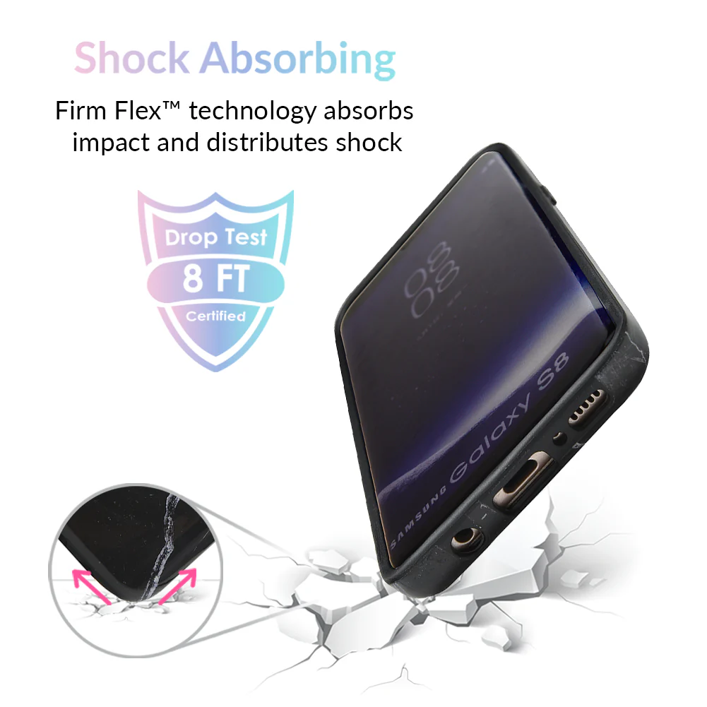 Black Marble Samsung Case - Image 3