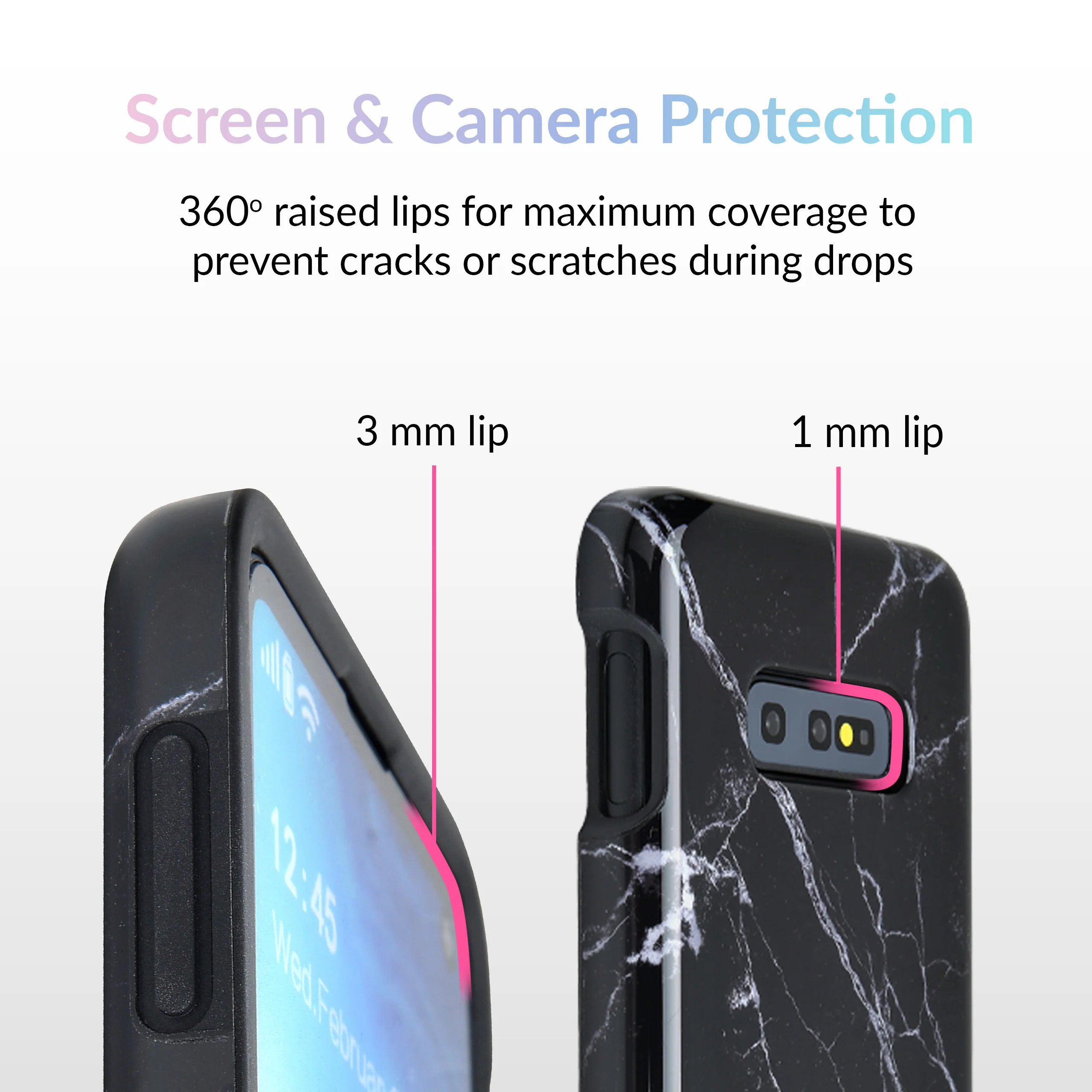 Black Marble Samsung Case - Image 39