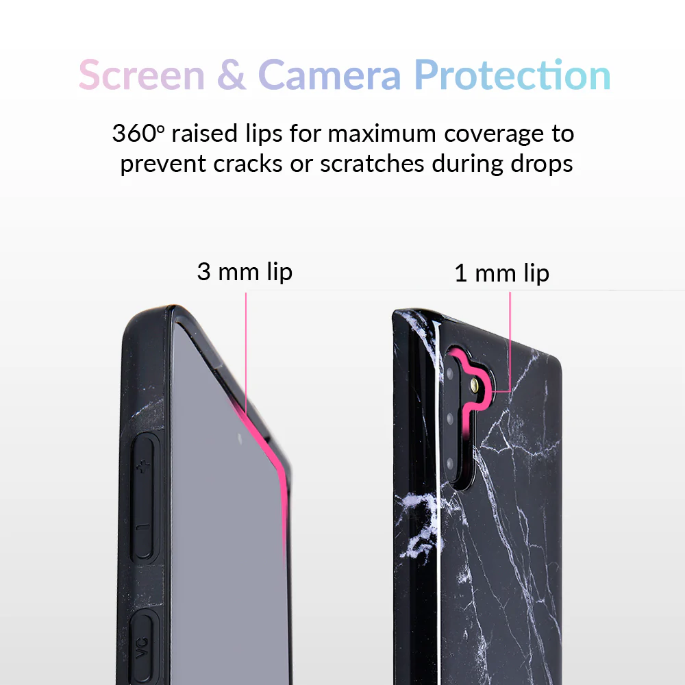 Black Marble Samsung Case - Image 44