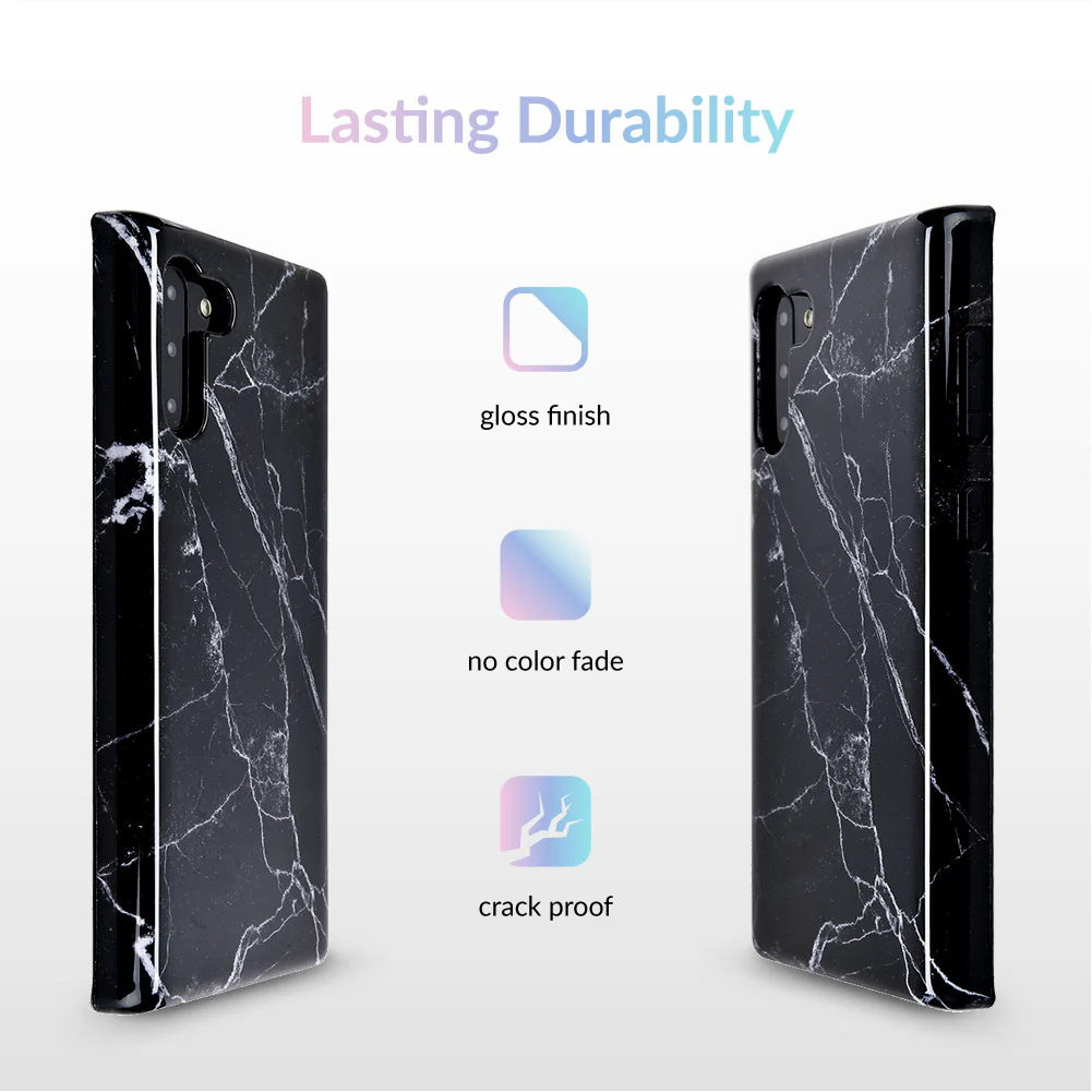 Black Marble Samsung Case - Image 46