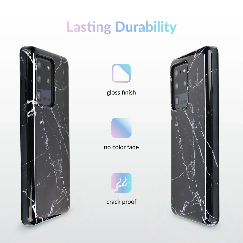 Black Marble Samsung Case - Image 61