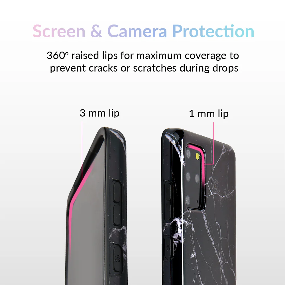 Black Marble Samsung Case - Image 64