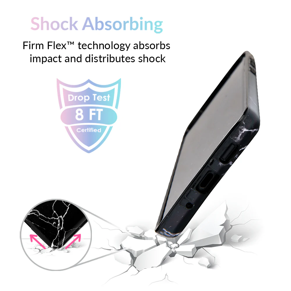 Black Marble Samsung Case - Image 65