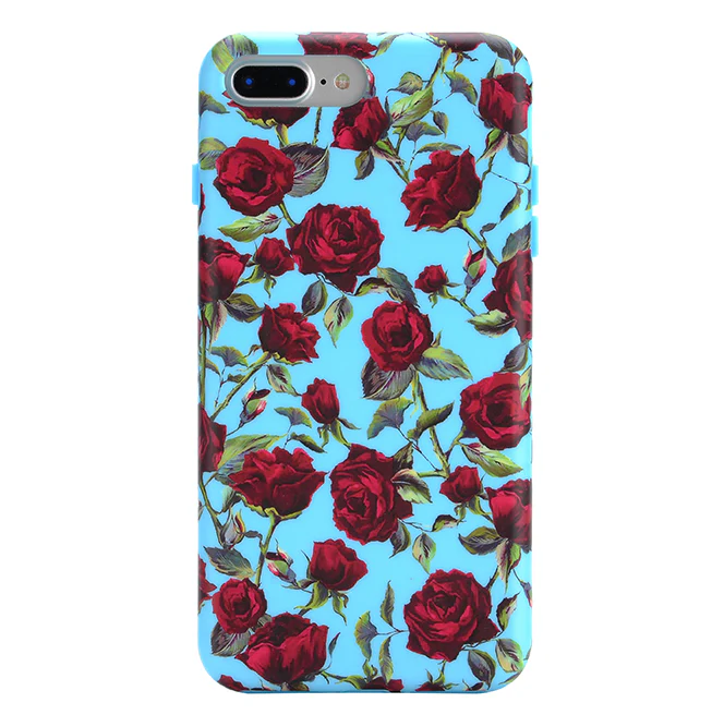 Blue Roses Floral iPhone Case - Image 22