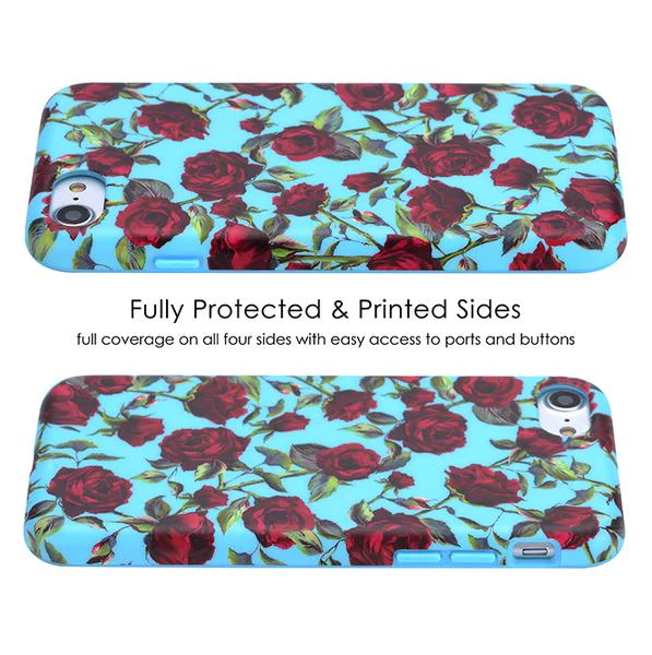 Blue Roses Floral iPhone Case - Image 32