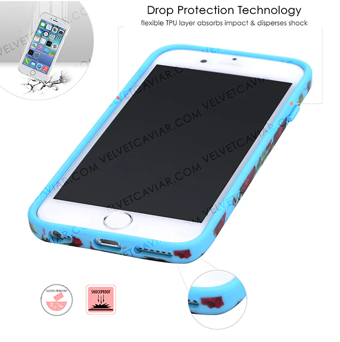 Blue Roses Floral iPhone Case - Image 33