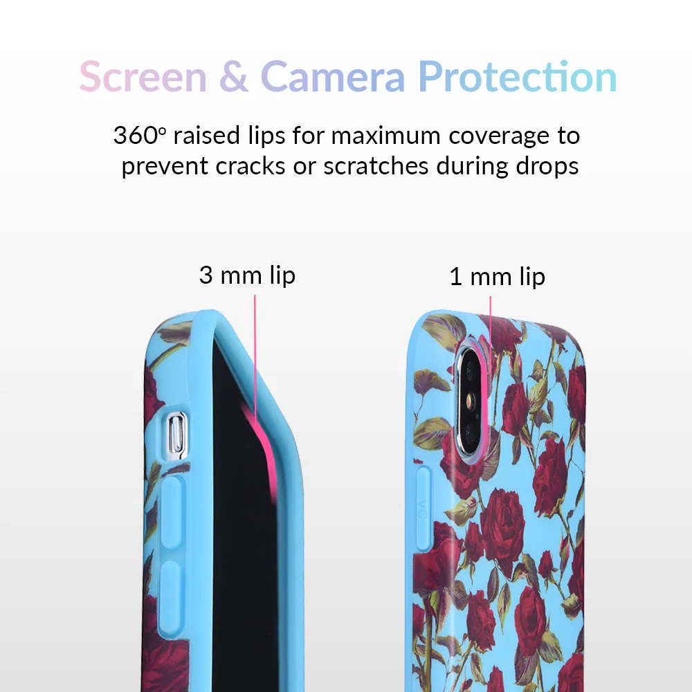 Blue Roses Floral iPhone Case - Image 42