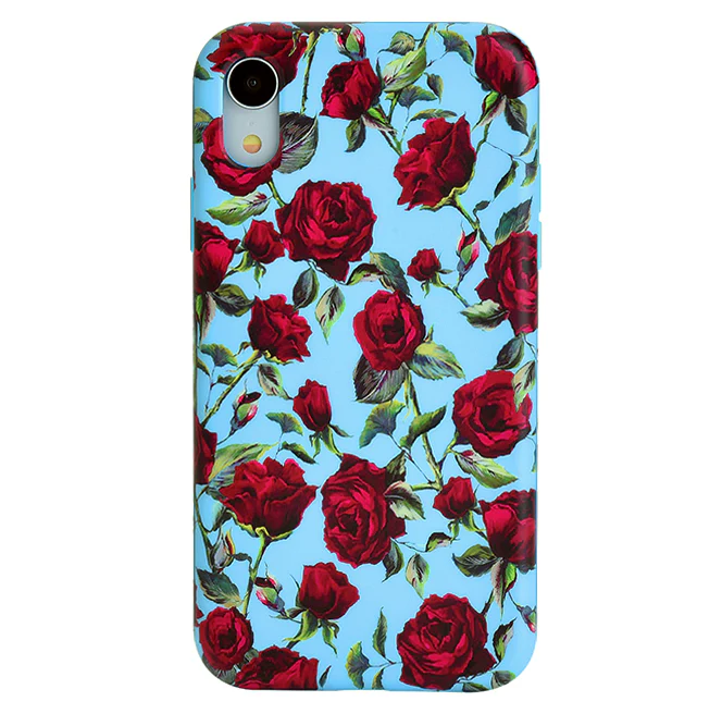 Blue Roses Floral iPhone Case - Image 53
