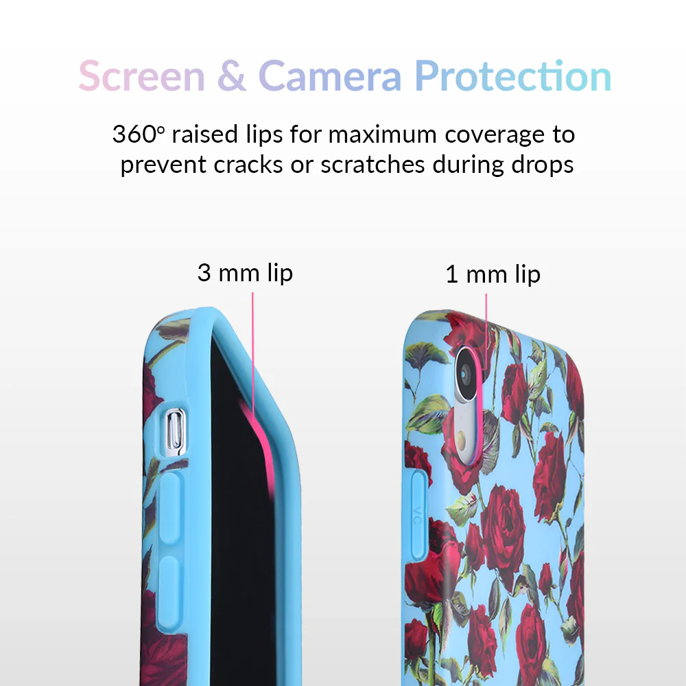 Blue Roses Floral iPhone Case - Image 55