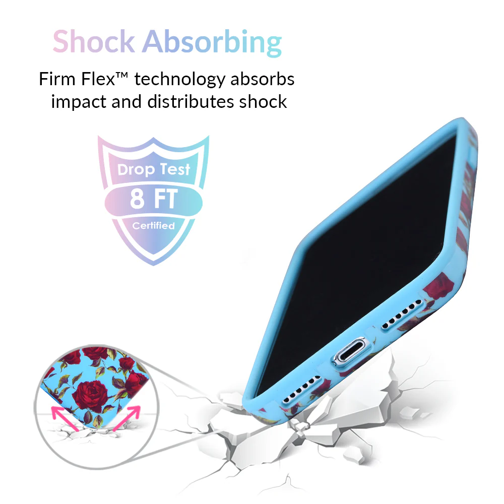 Blue Roses Floral iPhone Case - Image 56