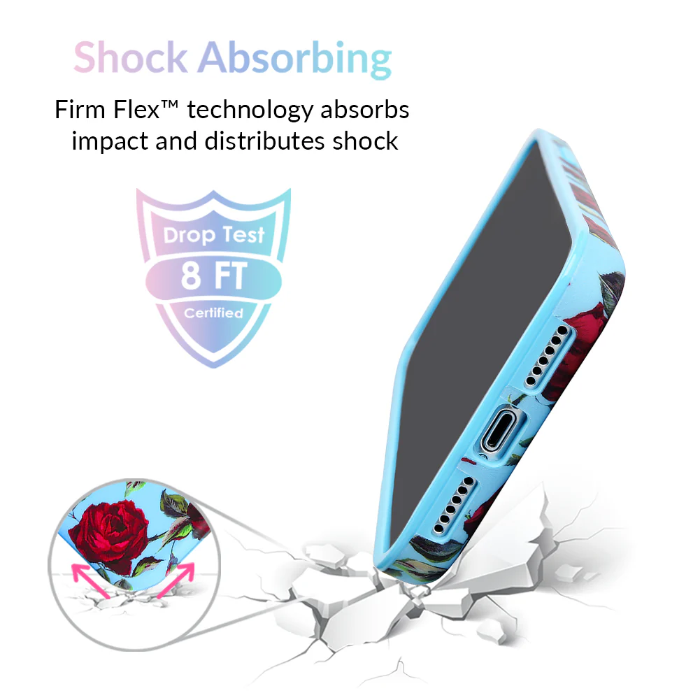 Blue Roses Floral iPhone Case - Image 61