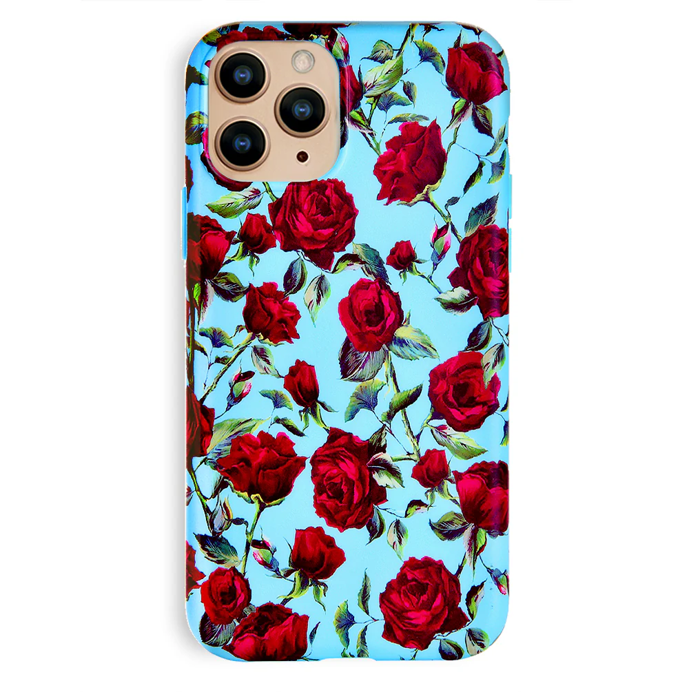 Blue Roses Floral iPhone Case - Image 64