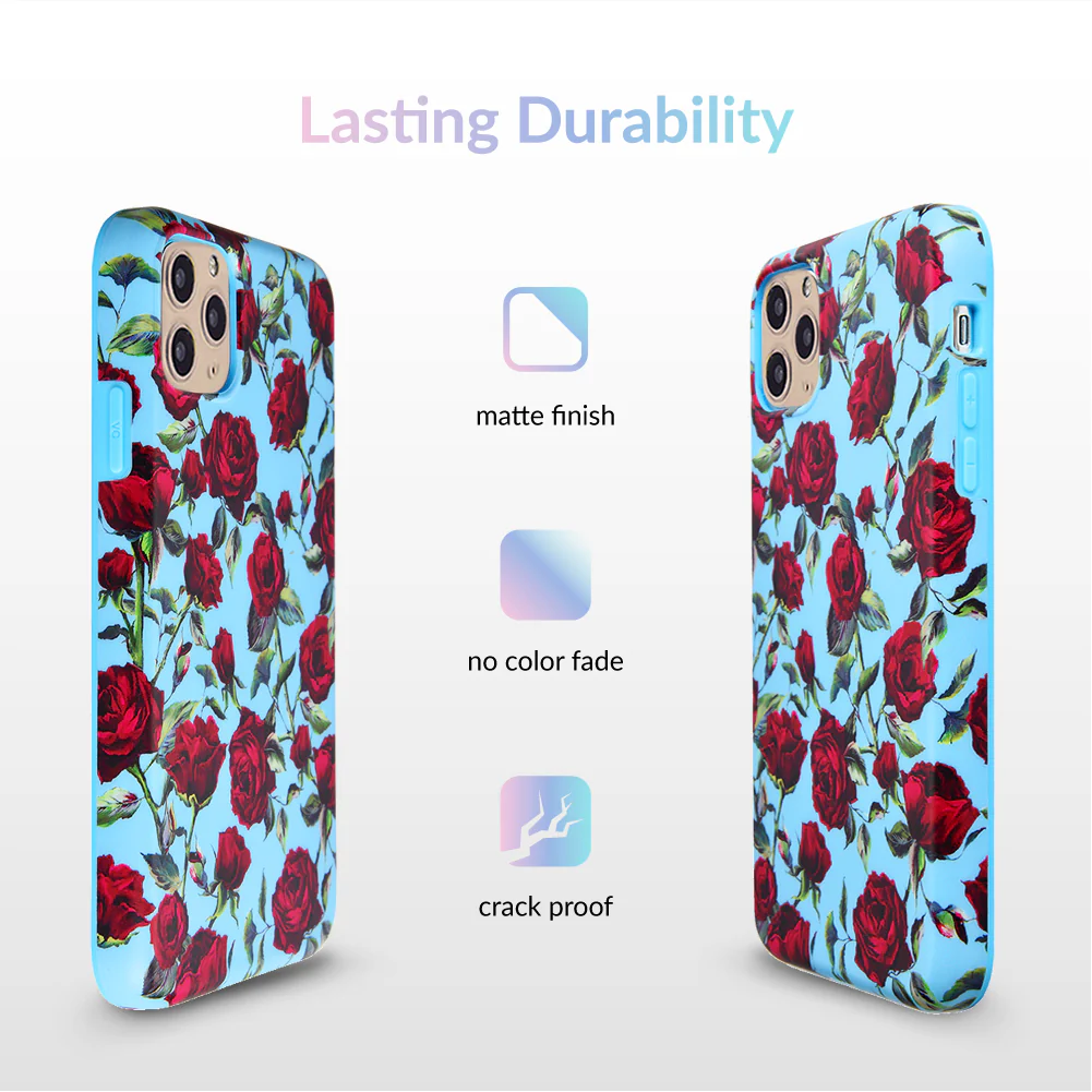 Blue Roses Floral iPhone Case - Image 67