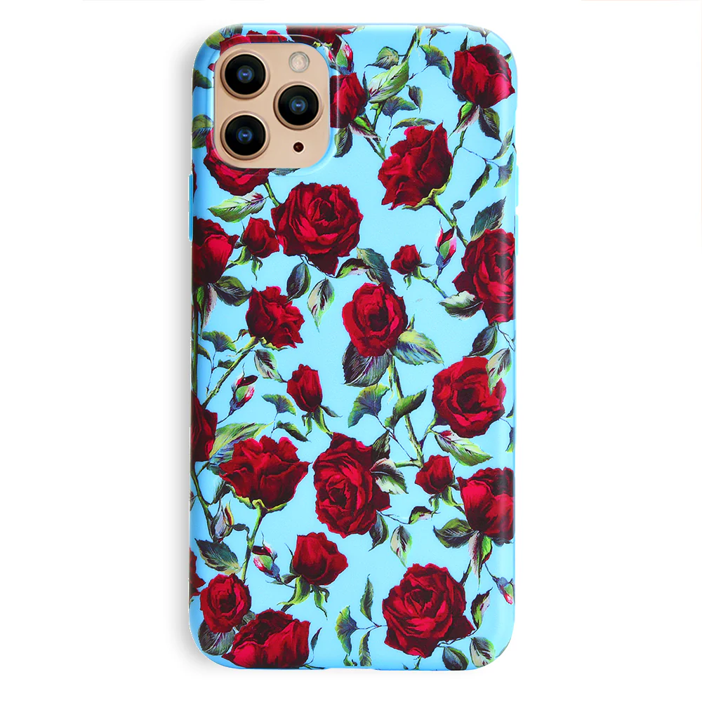 Blue Roses Floral iPhone Case - Image 69