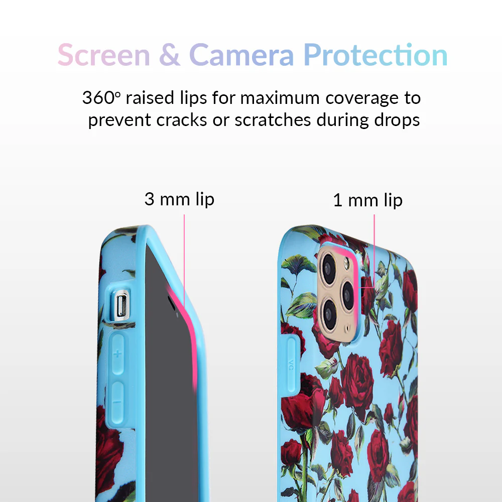 Blue Roses Floral iPhone Case - Image 70