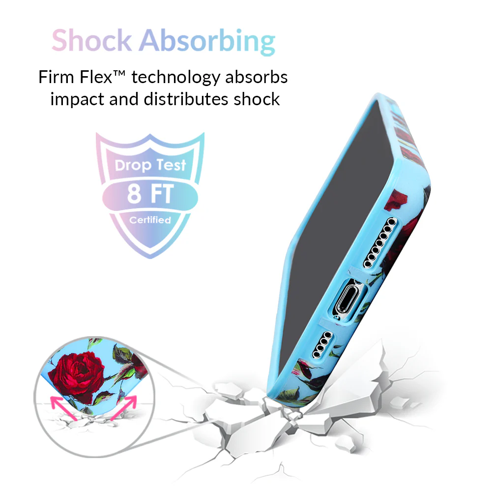 Blue Roses Floral iPhone Case - Image 71