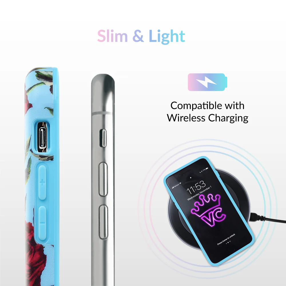 Blue Roses Floral iPhone Case - Image 73