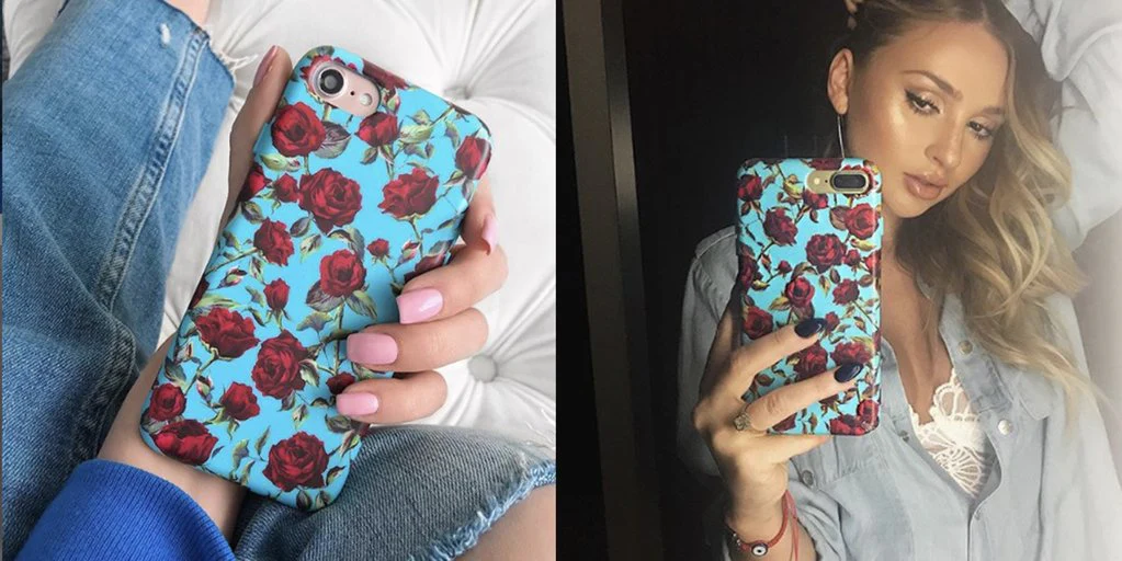 Blue Roses Floral iPhone Case - Image 74
