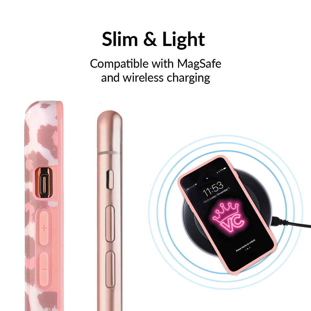 Blush Leopard iPhone Case - Image 6