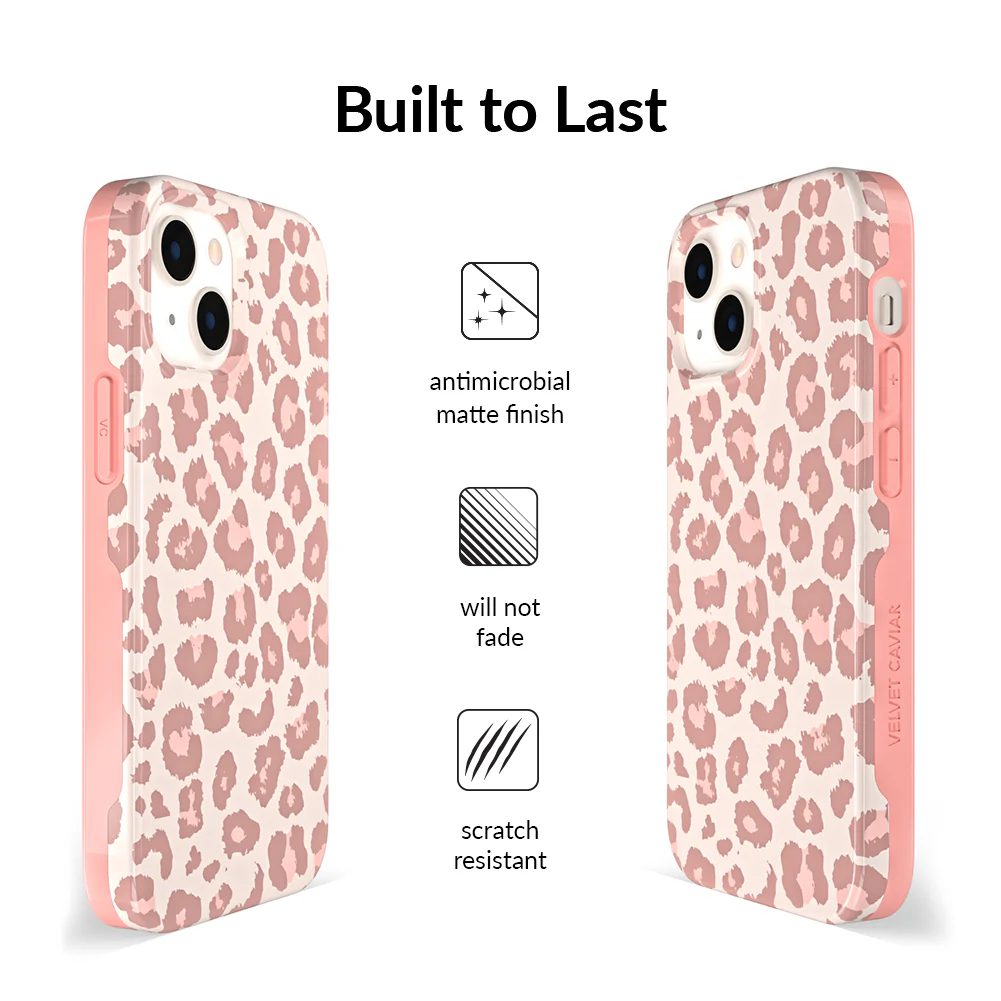Blush Leopard iPhone Case - Image 76