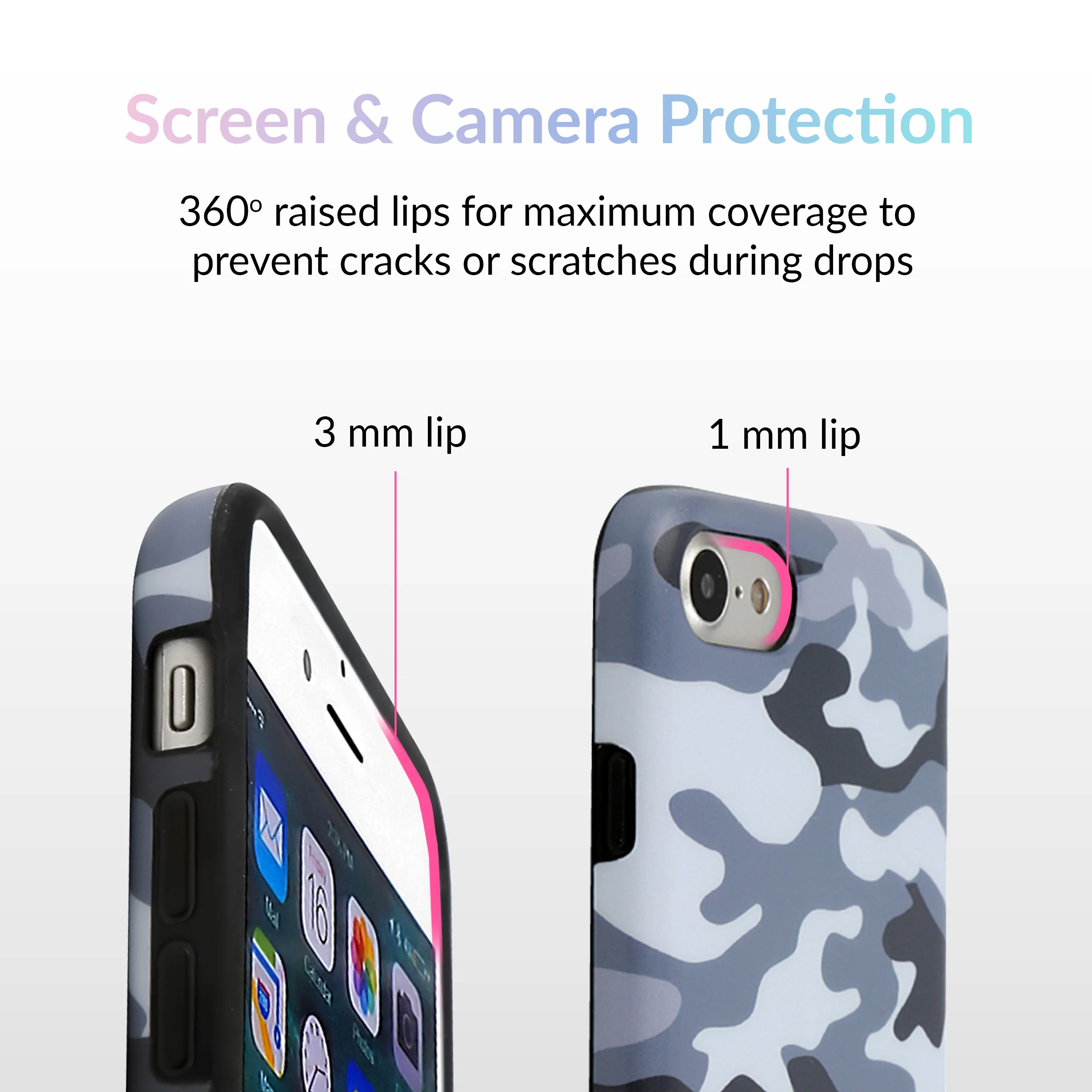 Gray Camo iPhone Case - Image 17