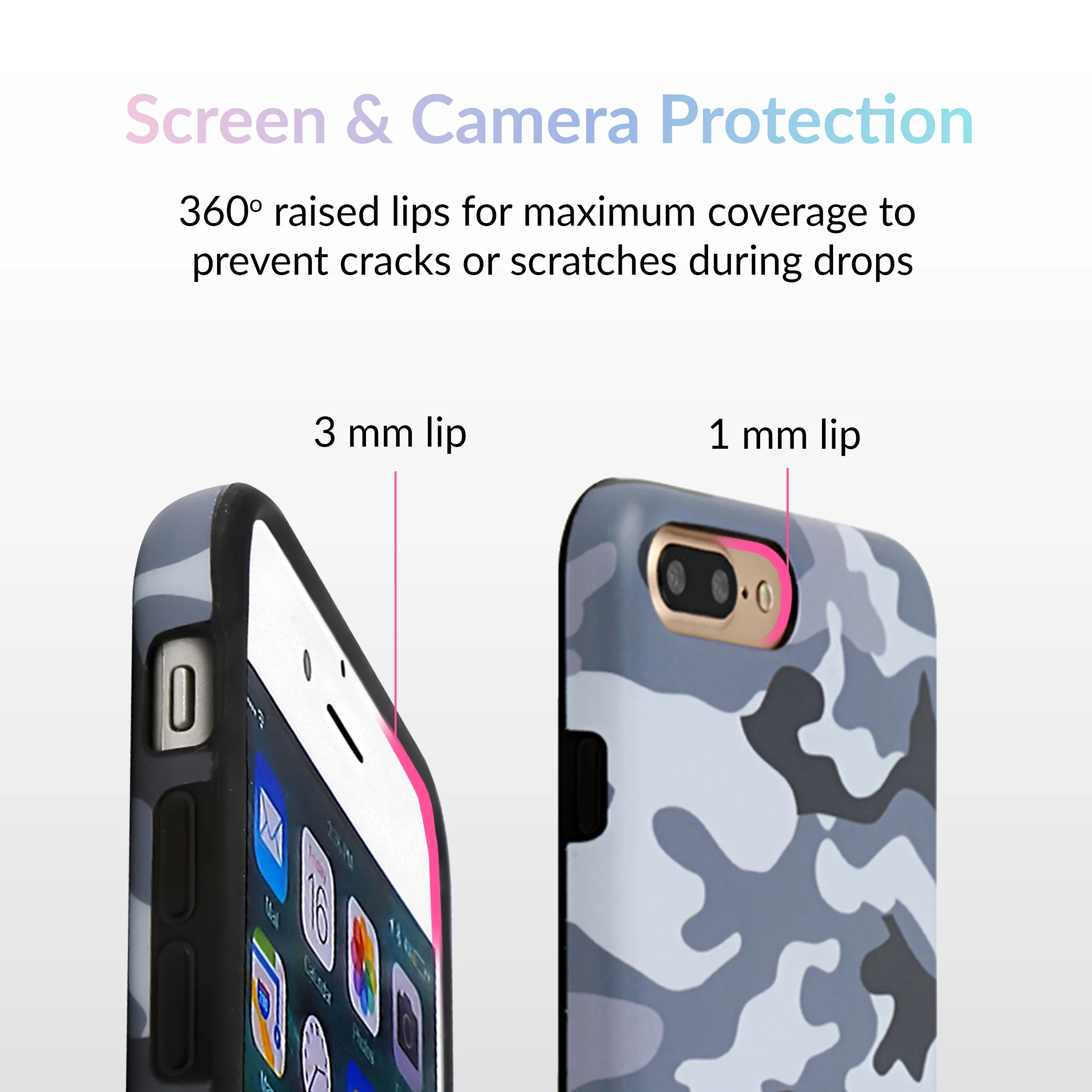 Gray Camo iPhone Case - Image 24