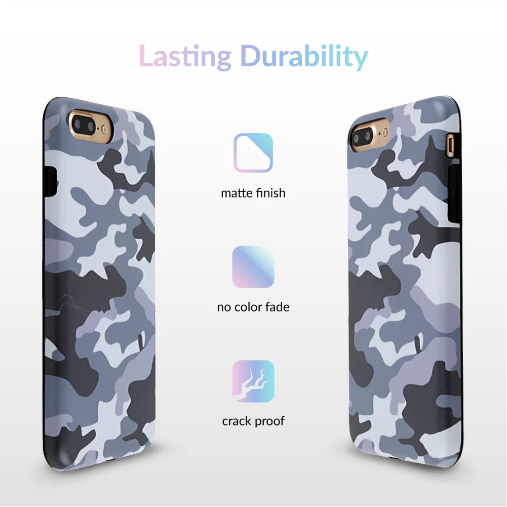 Gray Camo iPhone Case - Image 26