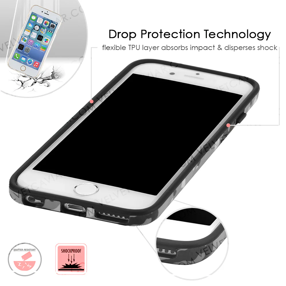 Gray Camo iPhone Case - Image 41