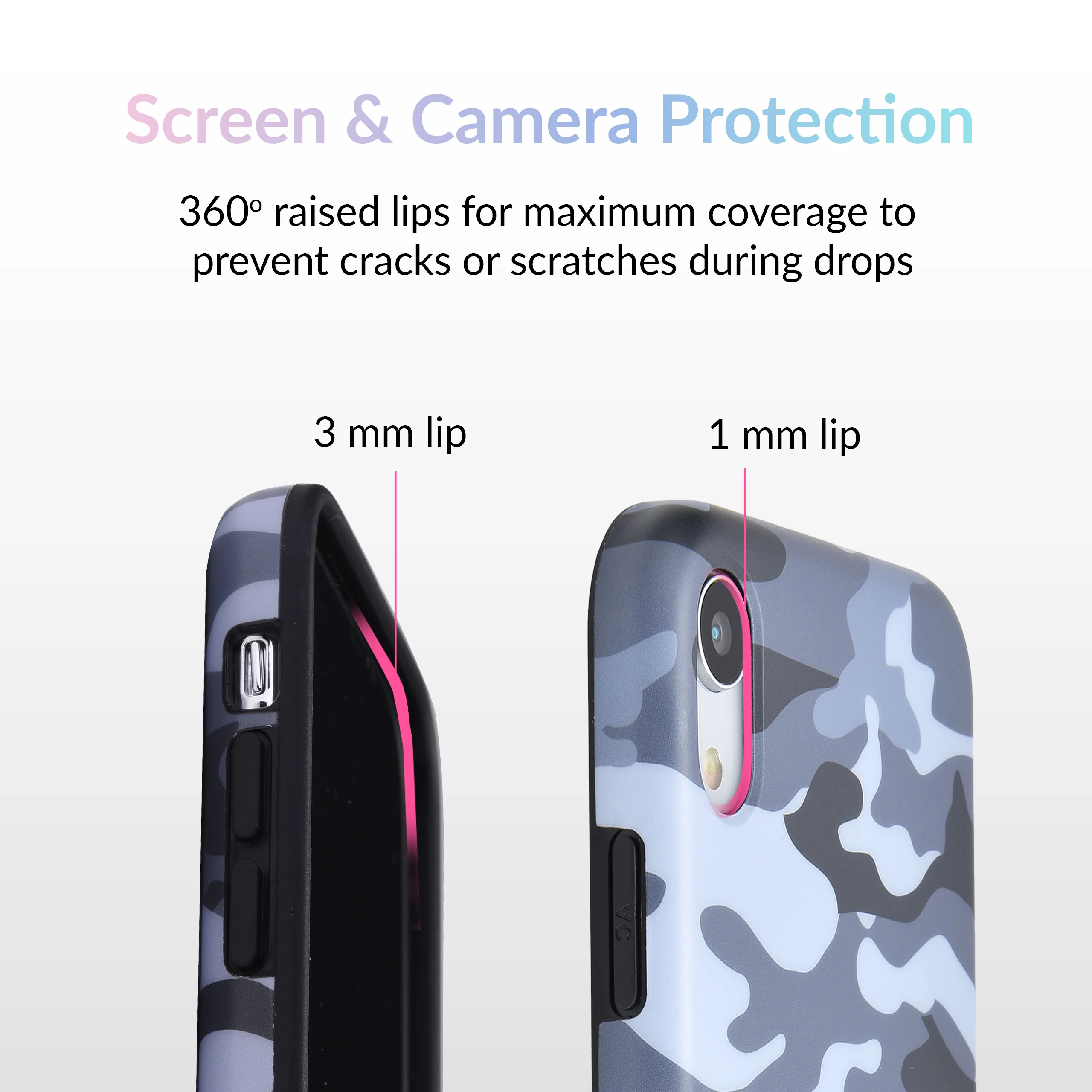 Gray Camo iPhone Case - Image 58