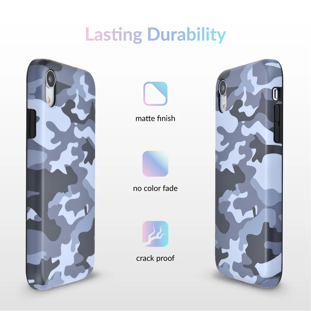 Gray Camo iPhone Case - Image 60