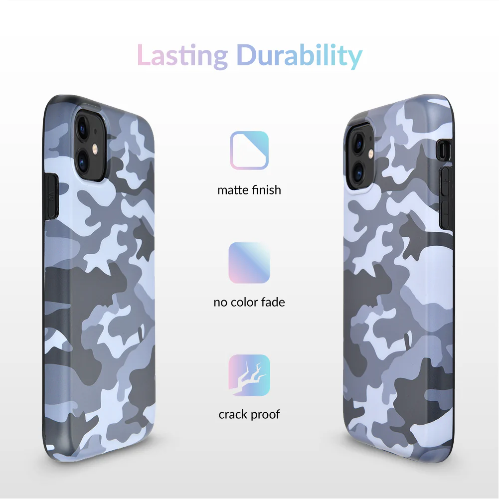 Gray Camo iPhone Case - Image 76