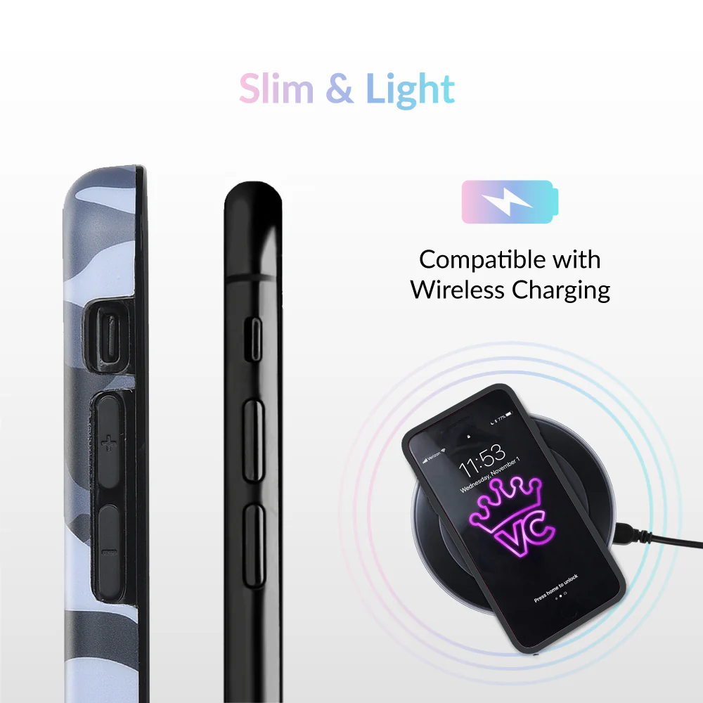 Gray Camo iPhone Case - Image 77