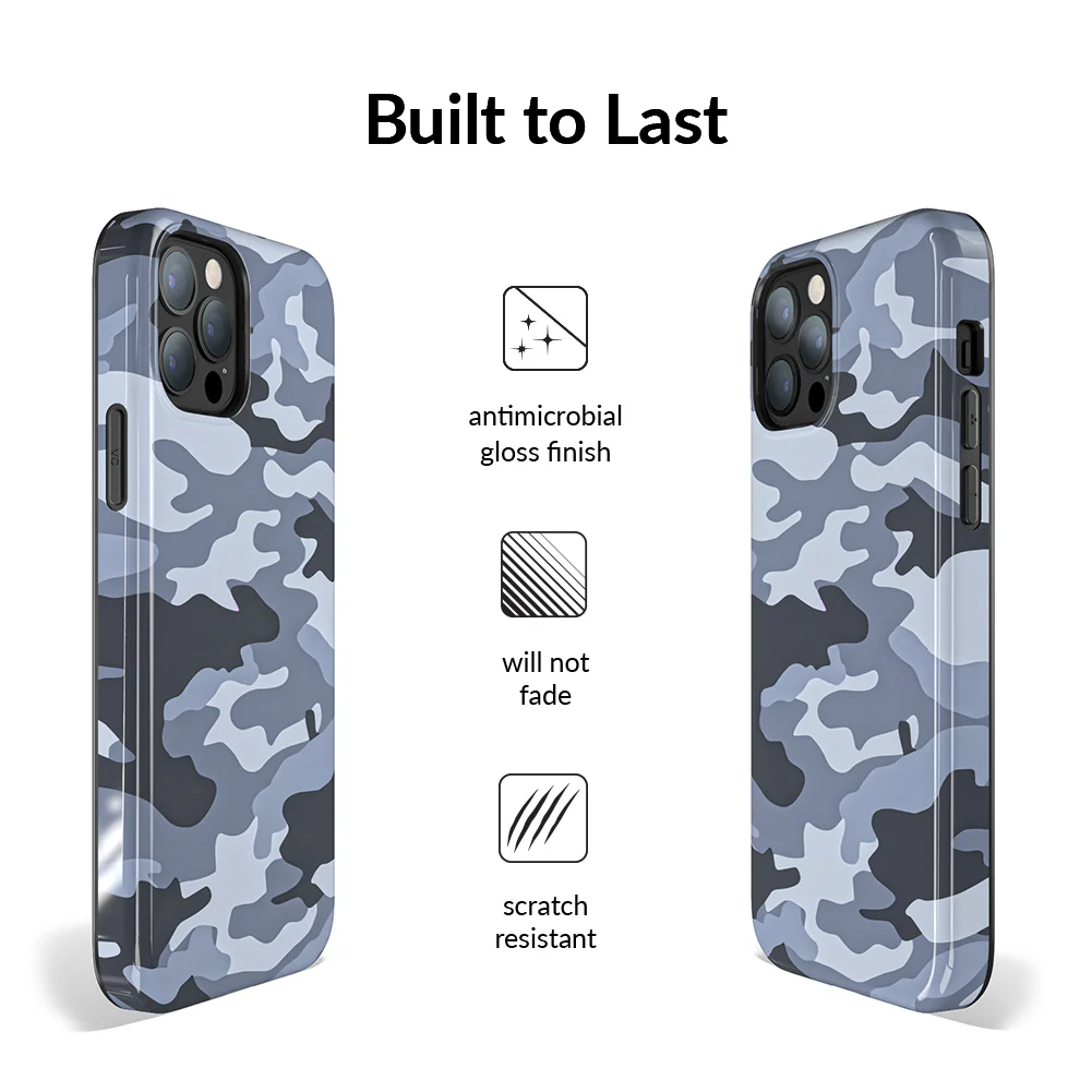 Gray Camo iPhone Case - Image 81