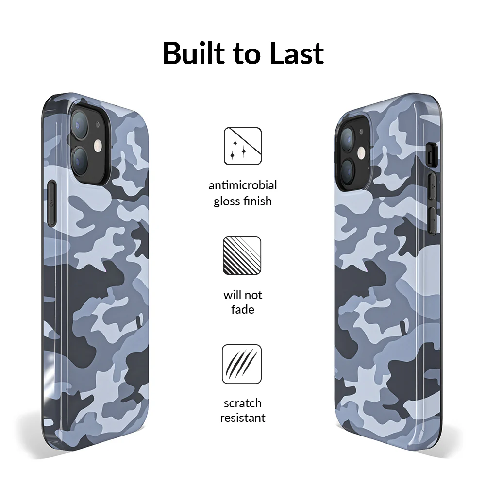 Gray Camo iPhone Case - Image 91