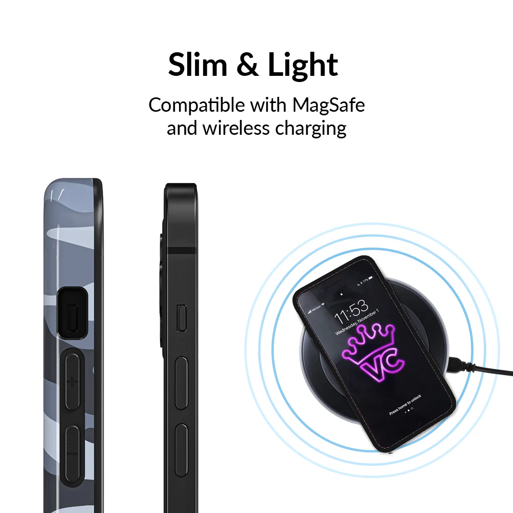 Gray Camo iPhone Case - Image 97